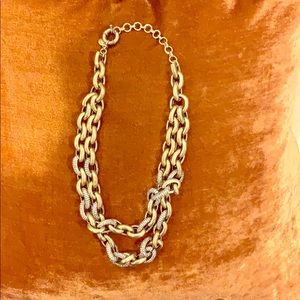 Layering Gold chunky chain necklace